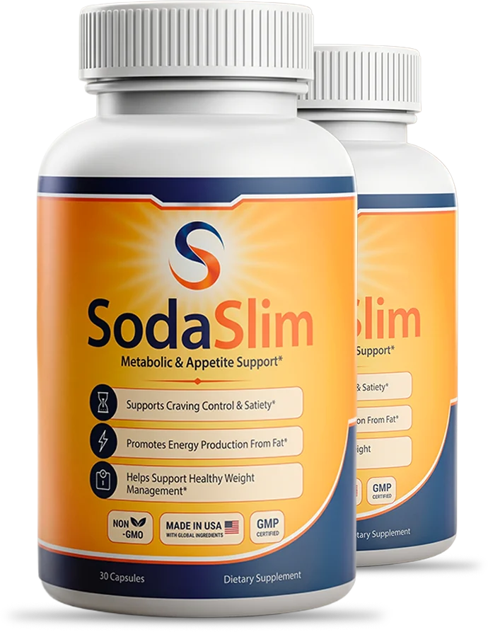 SodaSlim metabolism and appetite support capsules bottle