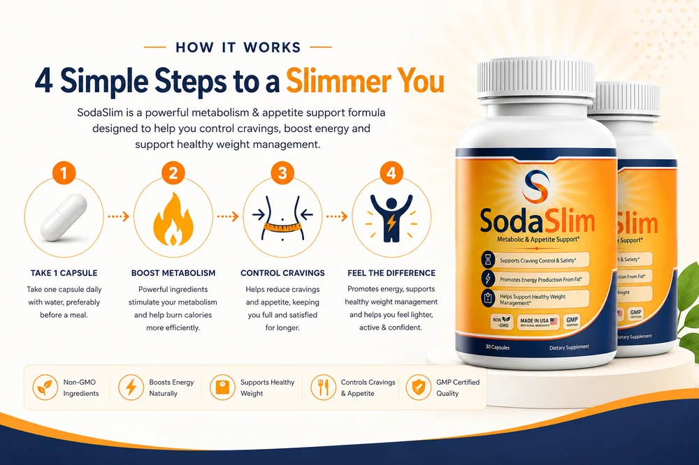 How SodaSlim works: 4 simple steps to a slimmer you